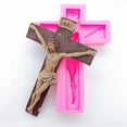 thumbnail image 5 of TINYSOME Cross-Pendant Silicone Resin Molds Jesus Crucifix Epoxy Resin Casting Molds Crystal Wall Pendant Mold for DIY Craft, 5 of 6