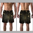 thumbnail image 3 of luoweisi Men's Beach Shorts Quick Dry Swim Trunks with Mesh Lining Halloween Spider Web M, 3 of 5