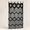 Black, variant on Khaki *2 Handwoven Cotton Macrame Curtain Panels Set of 2, 59" W x 75" H