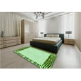 thumbnail image 4 of Ahgly Company Indoor Square Patterned Green Pepper Green Area Rugs, 8' Square, 4 of 6