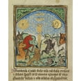thumbnail image 2 of Unknown 12th Century English Illuminator 26x32 White Modern Wood Framed Museum Art Print Titled - The Twelfth Sign before the Day of Judgement, 2 of 4