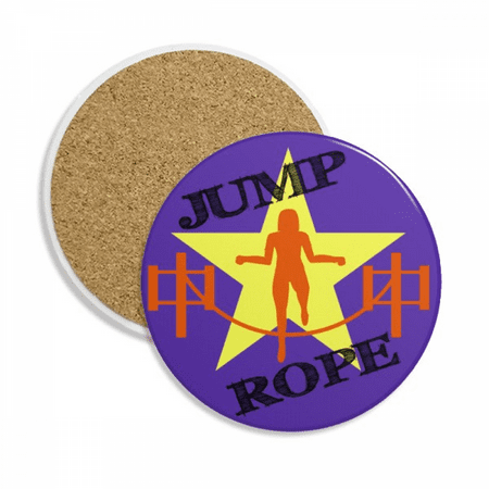 

China Gym Jumprope Muscle Coaster Cup Mug Tabletop Protection Absorbent Stone