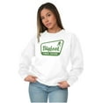 thumbnail image 4 of Bigfoot Trail Guide Sasquatch Unisex Plus Fleece Graphic Sweatshirt Brisco Brands 5X, 4 of 5