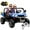 Blue, variant on Aosom 2 Seater Ride on Car, 12V 7AH Ride on Dump Truck Kids UTV, Red