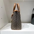 thumbnail image 2 of MICHAEL KORS 35F2GTVT0V Jet Set Travel Extra-Small Metallic Logo Tote Bag BROWN/GOLD, 2 of 6