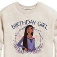 thumbnail image 3 of Disney Wish - Celebration - Birthday Girl - Toddler & Youth Crewneck Fleece Sweatshirt, 3 of 5