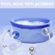 thumbnail image 1 of Manguera de repuesto para piscina y abrazadera Manguera de repuesto para bomba de filtro de piscina compatible con bomba de 300 GPH y 330 GPH, 1 of 8