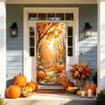 thumbnail image 5 of Thanksgiving Door Curtain Decoration, 35×71 Inch Polyester Door Cover, Festive Indoor Outdoor Party Decor, Suitable for Front Doors and Walls, 5 of 6