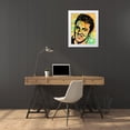 thumbnail image 3 of Dean Russo Collection 15x18 White Modern Wood Framed Museum Art Print Titled - Elvis 3, 3 of 4