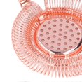 thumbnail image 3 of Professional Stainless Steel Cocktail Strainer Fine Filter for Bartender Restaurant Party Rose Gold, 3 of 4