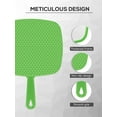 thumbnail image 5 of Extra Large Handheld Mirror，Hand Salon Mirror with Handle for Barbers, Hairdressing (Green，12.4" Lx 9" W), 5 of 15