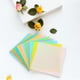 thumbnail image 3 of BRIGHTFUFU 50 hojas de papel iridiscente cuadrado brillante, plegable, para manualidades, para recortes de papel (15 cm, 10 colores), 3 of 7
