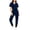 Navy, variant on Hurxie Scrubs Medical Uniform Women and Man Scrubs Set Medical Scrubs Top and Pants Navy,L