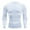 White, variant on Clearance! Lisingtool T Shirts for Man Mens Fitness Long Sleeve Running Sports T Shirt Men Thermal Muscle Athletic Gym Compression Clothes Promotion Sale