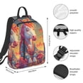 thumbnail image 2 of Yiaed Meditating Cute Horse Print Lightweight Backpack Travel Backpacks Hiking Daypack for Women Men, 2 of 5