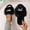 Black, variant on uublik Women's Fuzzy Slippers Cute Bow House Slippers for Women Soft Cozy Indoor Outdoor Lightweight House Shoes, White