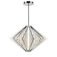 thumbnail image 1 of Golden Lighting C351-L-CH Lunette Grand Pendentif LED en Chrome, 1 of 1