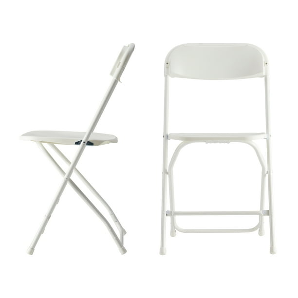 CONCETTA Plastic Folding Chair Set of 6, 330LB Load Capacity Lightweight for Indoor/Outdoor, White CONCETTA Plastic Folding Chair Set of 6, 330LB Load Capacity Lightweight for Indoor/Outdoor, White - Image 2