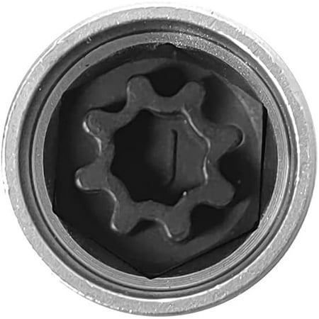 

OO-Anti-Theft Screw Socket Wrench Anti-theft Screw Socket Wrench Tool Security Master Locking Wheel Nut Key 809 / J 17mm Socket Replacement for A6 A3 A4 A5 TT-10
