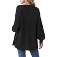 thumbnail image 3 of Jiyugala Women's Cardigan Sweaters Office Suit Knit Sweater Coats, 3 of 6