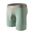 thumbnail image 2 of Men's Smooth Nylon Daily Boxer Briefs Light Green L, 2 of 5