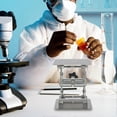 thumbnail image 4 of Scientific Lab Jack-100 x 100mm Stainless Steel Lab Stand Table Rack Scissor Lab-Lift Lifter for Sci, 4 of 5