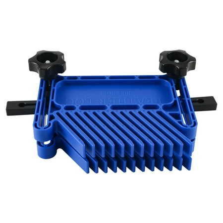 

2Pcs Adjustable Woodworking Tools Feather Board for Table Saws Router & Band Saw with T-Slots Miter Slots-Blue