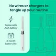 thumbnail image 6 of quip Sonic Battery Electric Toothbrush, Slate Metal, 6 of 11