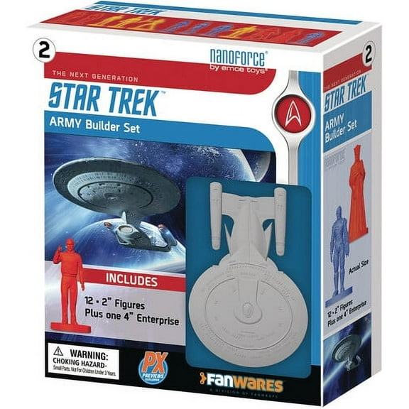 Nanoforce Star Trek Tng Px Army Builder Figure Boxed Set