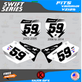 thumbnail image 3 of Kalair GFX Graphics Kit for Yamaha YZ125 (2005) Swift Series, 3 of 5