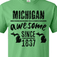 thumbnail image 4 of Inktastic Michigan Awesome Since 1837 T-Shirt, 4 of 5