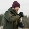 thumbnail image 3 of FZ FANTASTIC ZONE Mens Winter Warm Beanie Hats Knitted Slouchy Skull Caps with Fleece Lined for Women Men Cold Weather Maroon, 3 of 6