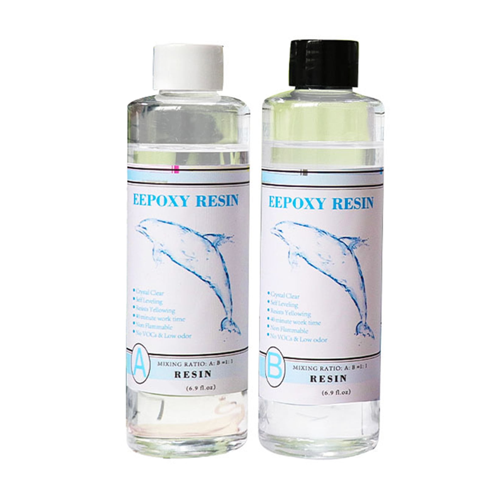 Epoxy Resin Kit Crystal Clear Hardener Kit Easy Mix DIY Supplies For