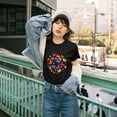 thumbnail image 2 of Womens Oversized Tshirt Graphic Butterfly Tees Crew Neck Summer Short Sleeve Cute Casual Basic Tees Tops S-3XL, 2 of 8