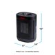 thumbnail image 5 of Calefactor de ambiente Comfort Zone 1500 W cerámico con ventilador, 5 of 5