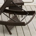 thumbnail image 5 of Noble House Salem Outdoor Brown Wicker Adjustable Chaise Lounge, 5 of 8