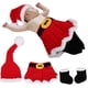 thumbnail image 5 of Accesorio de Fotografía de Bebé Algodón Supersuave ANGGREK Gorro de Navidad de Ganchillo Para Bebé Cómodo Para Cumpleaños Niñas, 5 of 8