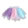 thumbnail image 1 of Falda Tutú para Niñas - Pack de 5 Colores, Tul de 3 Capas, Cintura Elástica, para Ballet, Fiestas, Disfraces y Disfraces de Fiesta, 1 of 7