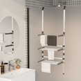 thumbnail image 1 of vidaXL 3-Tier Hanging Laundry Drying Rack Aluminium, 1 of 5
