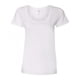thumbnail image 1 of Gildan - Camiseta de manga corta con cuello redondo para mujer (Blanco), 1 of 2