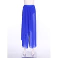 thumbnail image 7 of Sholeno Women's Lyrical Dance Loose Mesh Wide Leg Pants Flowy Yoga Trousers Contemporary Dancewear Royal Blue XL, 7 of 7