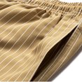 thumbnail image 6 of cllios Mens Corduroy Boardshorts Lightweight 5 Inch Swimming Trunks Quick Dry Surfing Shorts with Elastic Waist Drawstring Beach Shorts Fashion Stripes Print Workout Shorts, 6 of 7