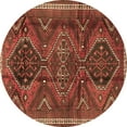 thumbnail image 1 of Ahgly Company Indoor Round Persian Brown Traditional Area Rugs, 5' Round, 1 of 4