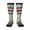 3 Black, variant on Women's Knee High Socks America-Flag-Mexico Outdoor Casual Tube Socks