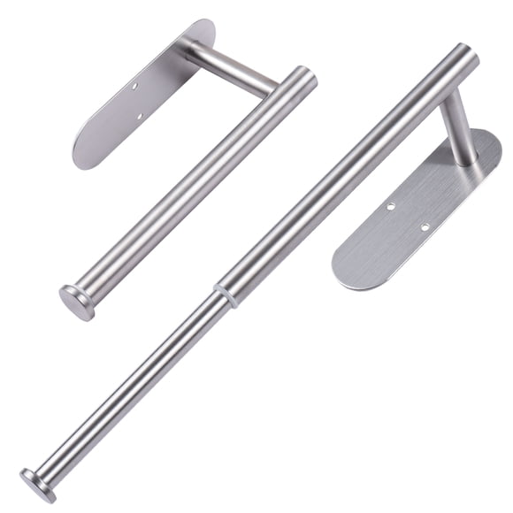 Aoresac 2 Pcs Porte-Papier Toilette Antirouille Auto-Adhésif Ou Perçage