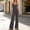 Dark Gray, variant on Pants Sets Women 2 Piece Outfits Solid Color Sleeveless Crop Tank Top and Wide Leg Pants Set Vacation