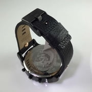 Diesel Men's DZ7350 Black Leather Quartz Watch