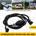 thumbnail image 4 of For Mariner Parkson Johnson Motor Outboard Tank Boat Hose Gas Fuels Lines U8K6, 4 of 7