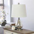 thumbnail image 3 of Elegant Designs Lampe de Table Ondulée Chromée avec Abat-Jour Blanc, 3 of 6