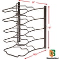 thumbnail image 2 of Organizador para sartenes Deco Brothers color bronce 23 x 24 x 30 cm, 2 of 6
